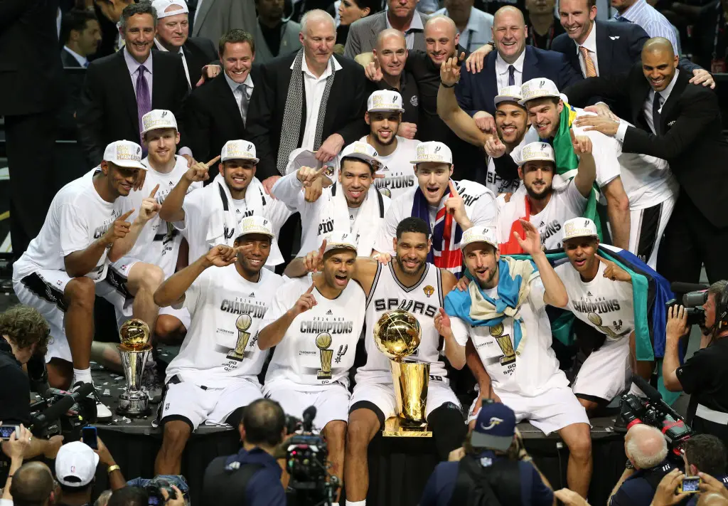 San Antonio Spurs Defeat The Miami Heat To Win Their Fifth NBA Title