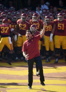 Matt Leinart Doesn't Want To Grow Up. Leads USC Onto Field... Again