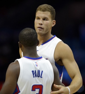 VIDEO: Blake Griffin Can't Help But Laugh At Chris Paul's Little Slip-Up