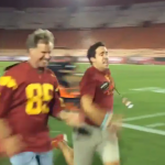 VIDEO: Will Ferrell Shows Off BLAZING SPEED & Beats USC Fan In A 40 Yard Dash
