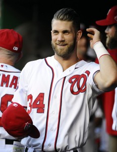 PICS: Bryce Harper Sure Looks Like He Aged Overnight