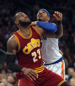 VIDEO: LeBron & Cavs Blowout Knicks, Take The Water Bottle Challenge