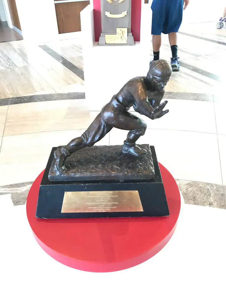 OJ Simpson Heisman Trophy - Heritage Hall