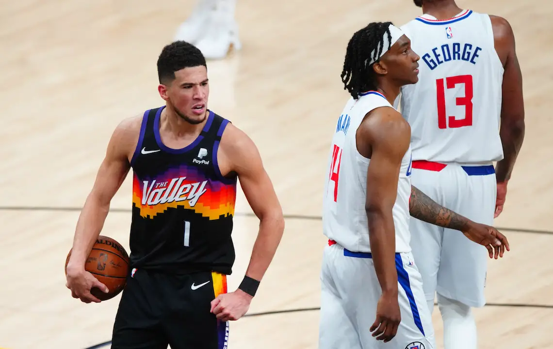 Devin Booker Records First Career Triple-Double In Western Conference Finals