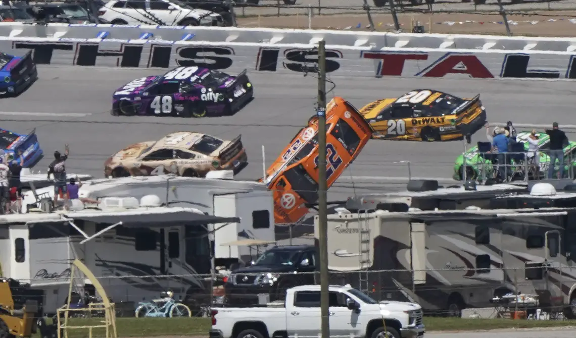 NASCAR Updates Rules After Logano Crash To Slow Cars On Superspeedways