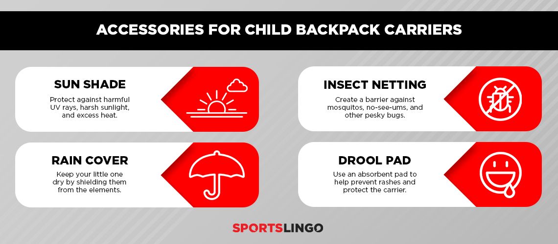 [INFOGRAPHIC] Accessories For Child Backpack Carriers