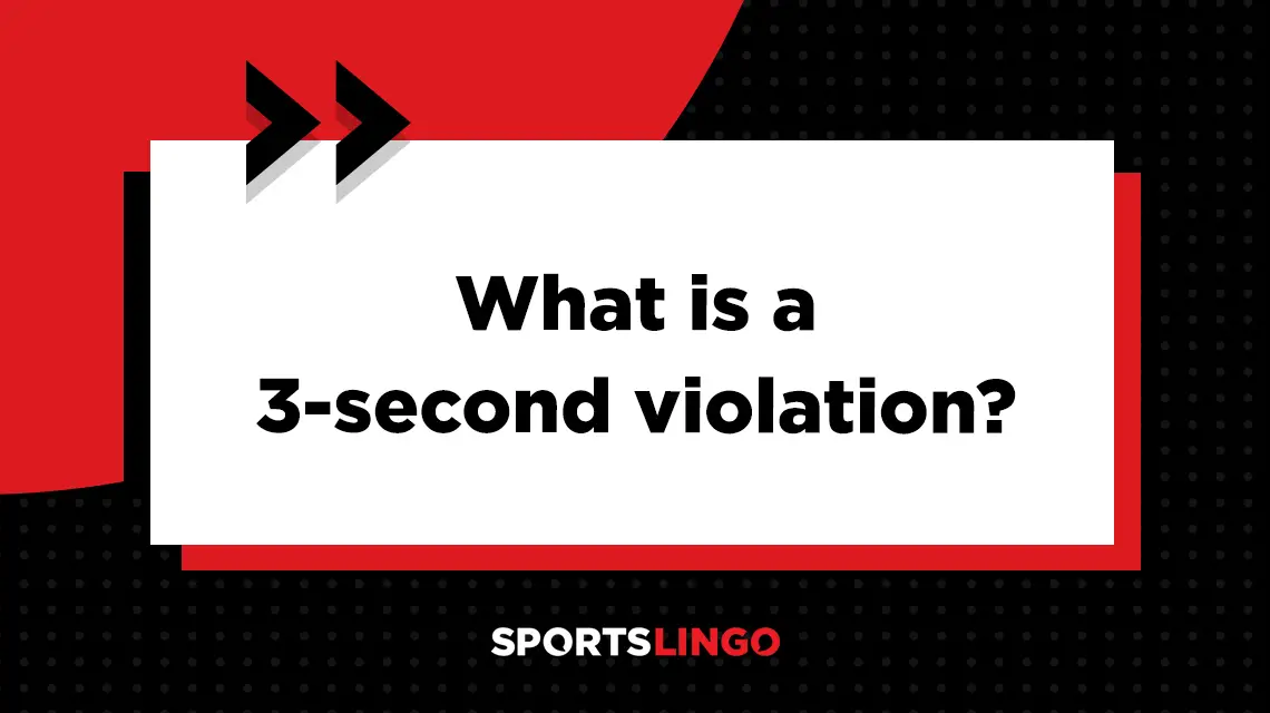 Learn more about what the meaning of the 3-second violation in basketball.