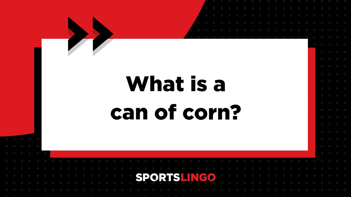 Learn more about what the meaning of can of corn in baseball & softball.
